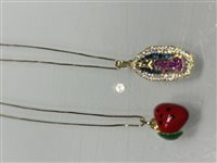 Necklace Woman in Silver GUADALUPE1